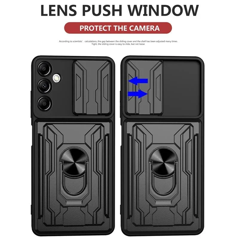 Case for Samsung Galaxy S25 S24 S23 S20 S21 S22 Ultra Plus FE Note 20 Ultra Cover Grade Card Slot Armor