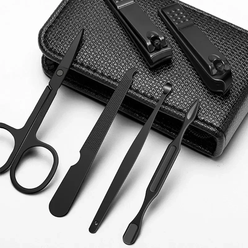 6Pcs Set Nail Scissors Set Household High End Mens And Womens Special Nail Clippers Manicure Beauty Tools Portable Household 5