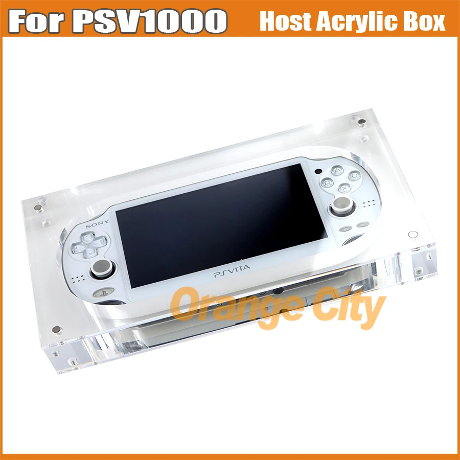 

2PCS For PSV1000 Host Acrylic Box Magnetic Suction Cover High Transparency Acrylic Game Display Box