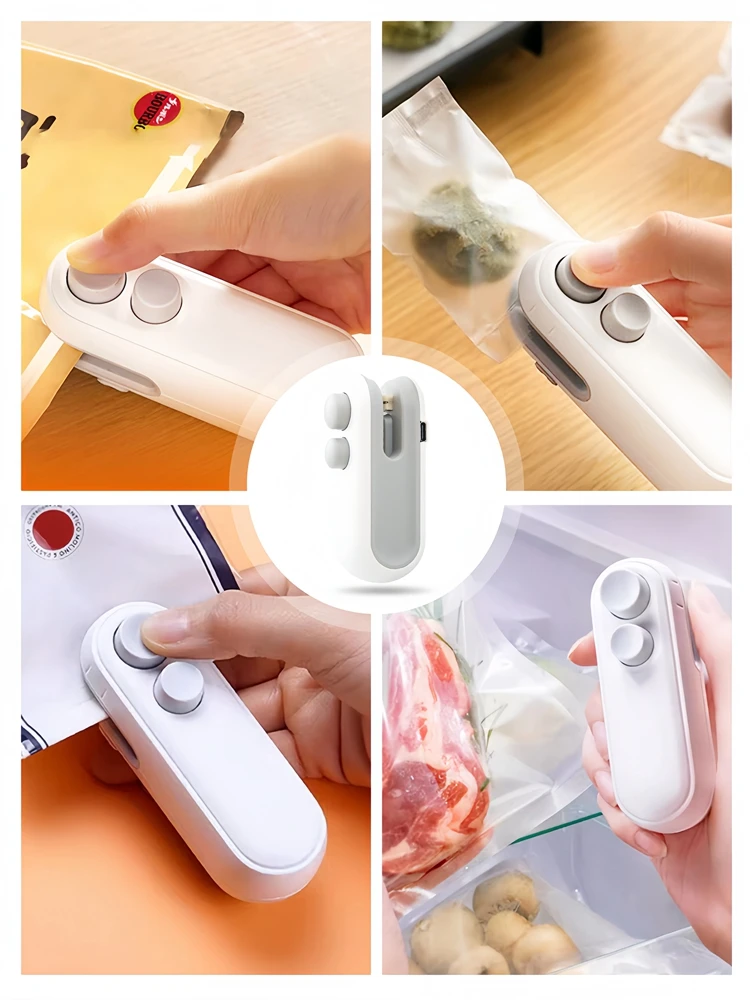 Mini Heat Bag Sealing Machine Handheld Sealer Food Packaging Heat Sealer