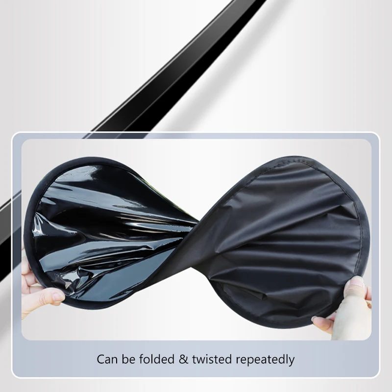 SEAMETAL Protezione parasole per finestrino laterale auto Pieghevole Copertura parasole per auto Protezione per finestrino laterale anteriore posteriore Blocco UV solare per auto - immagine 6