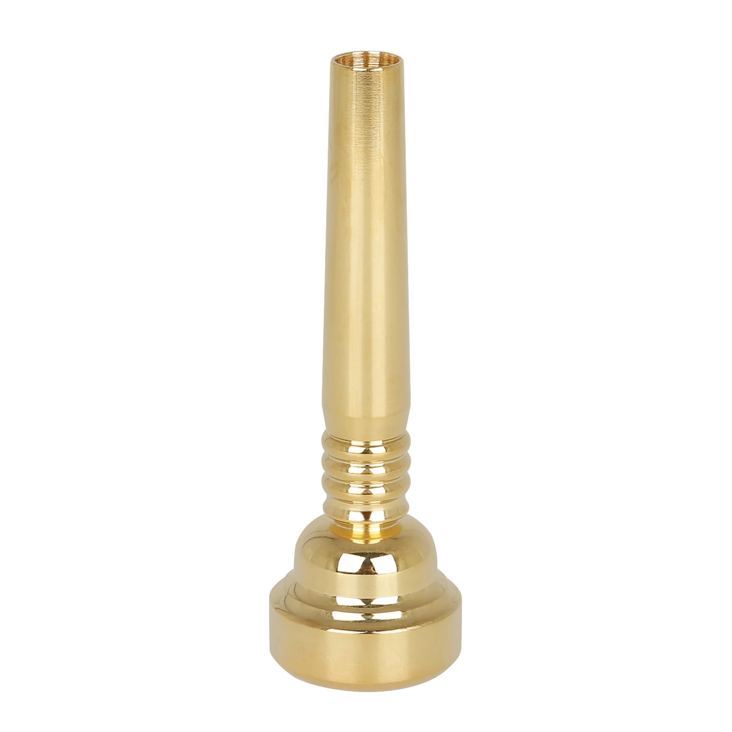 Trumpet Mouthpiece 17C Golden Trumpet Mouthpiece Brass Instrument Accessories Musical Instrument Parts Replacement Tone Gold Plated