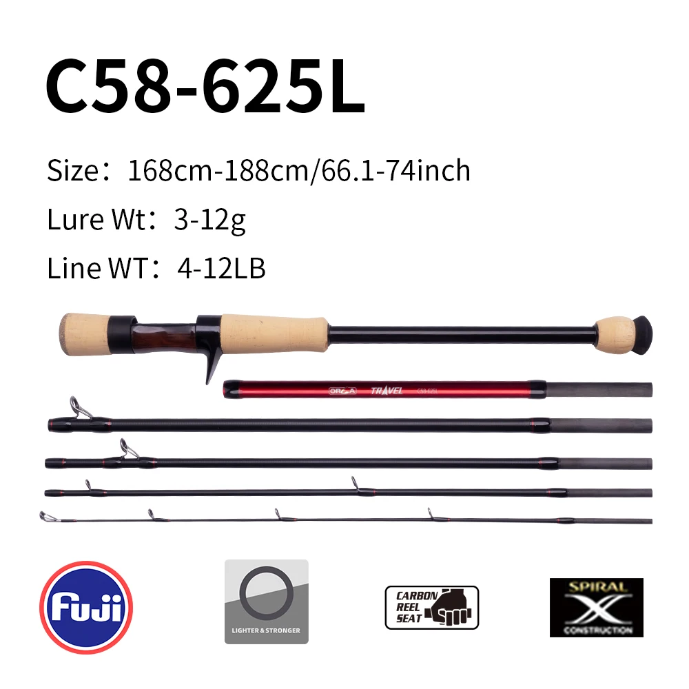 Fishingfans-トラベルフィッシングロッド,富士oガイド,高炭素コルク