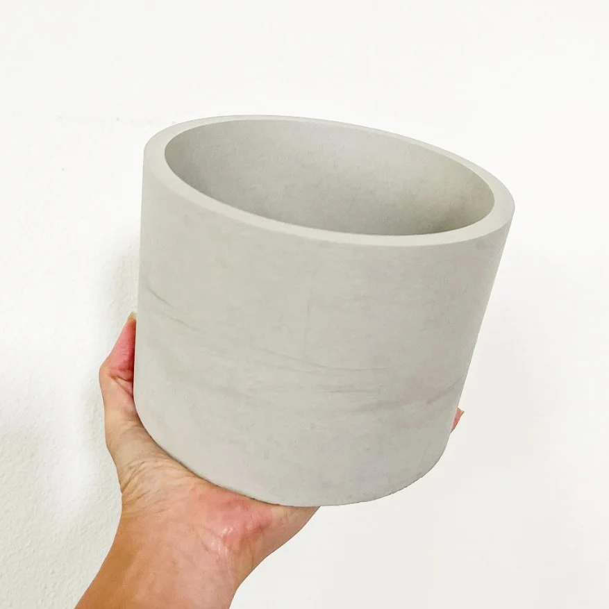 15cm Concrete Flowerpot Silicone Molds Terrazzo Indoor Planters Cement Mould Large Plaster Storage Candle Vessel Casting Molds