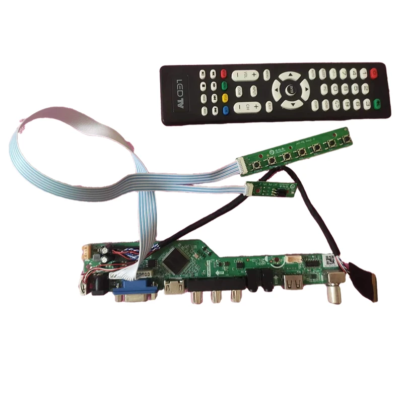 N156B6-L0B 용 TV 키트 Rev.C1/N156B6 L0B Rev C1 TV + HDMI + VGA + USB LCD LED 스크린 컨트롤러 보드 드라이버 40 핀 lvds 패널