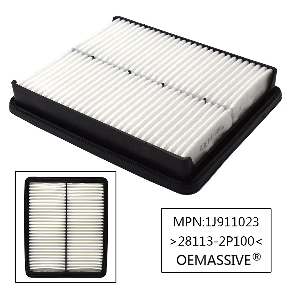 Engine Air Filter For Hyundai & Kia - Replaces 28113-L1000, Fits Tucson, Santa Fe, Sonata, Carnival, K5
