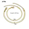 AWIT-Bracelet Classique en Acier Inoxydable pour Femme, Bijoux Tendance, Largeur de Document en Or, 3/4/5mm, Cadeau