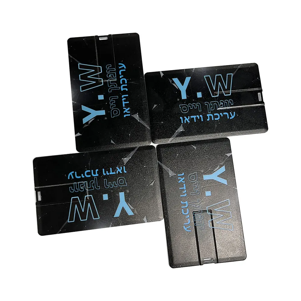 20개/세트 무료 로고 100% 용량 4GB 8GB 16GB 32GB 신용카드형 USB 플래시 드라이브 맞춤형 로고 최고급 크리에이티브 펜드라이브