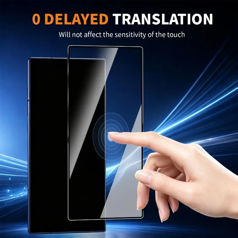 Premium Shatterproof 9H Tempered Glass Screen Protectors with Auto Alignment Kit (1/2/3 Packs)