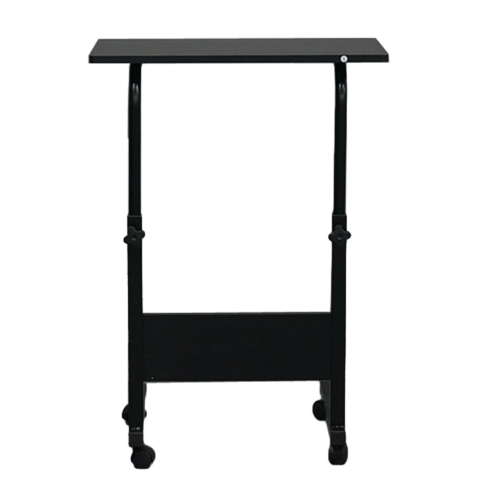 Removable P2 15MM Chipboard & Steel Side Table with Baffle Black 4