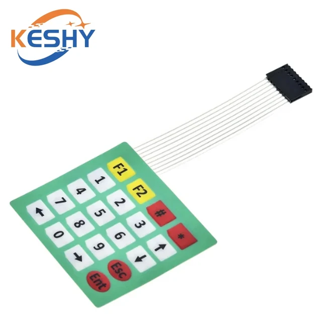 4 12 16 20 Key 1*4 4*3 4*4 4*5 Membrane Switch Keypad 1x4 3x4 4x4 4x5 Matrix Array Matrix keyboard for arduino smart car 5