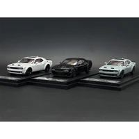 SH In Stock 1:64 SRT Hellcat Opened Hood Diecast Diorama Car Model Toys Stance Hunters 2