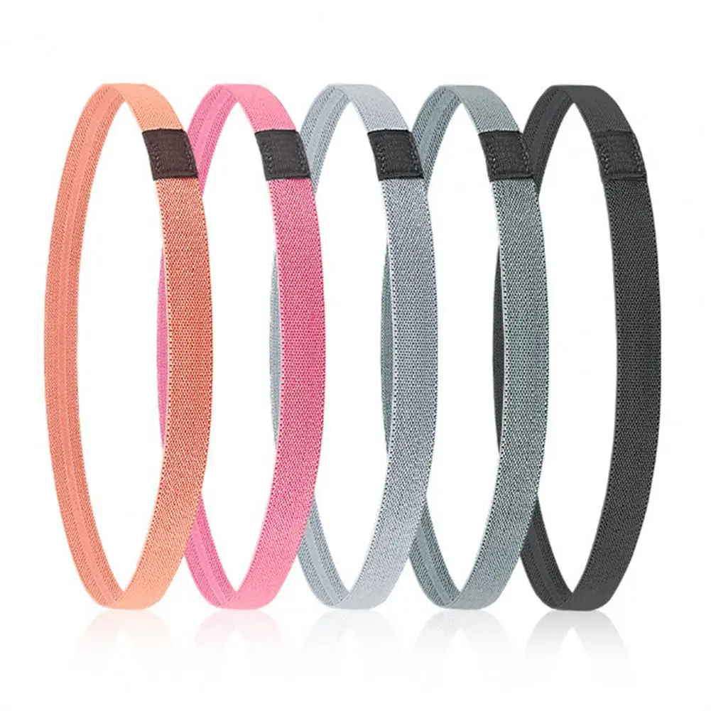 

Sports Headband Thick Non-Slip Elastic Quick-Dry Sweat Absorption Athletic Running Jogging Hair Sweatband for Women Men