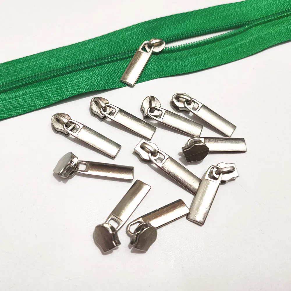 25/50/100Pcs Nylon Coil Zipper Slider DIY Zipper Slider Sewing Tool 3# 5# zipper sliders zipper accessories