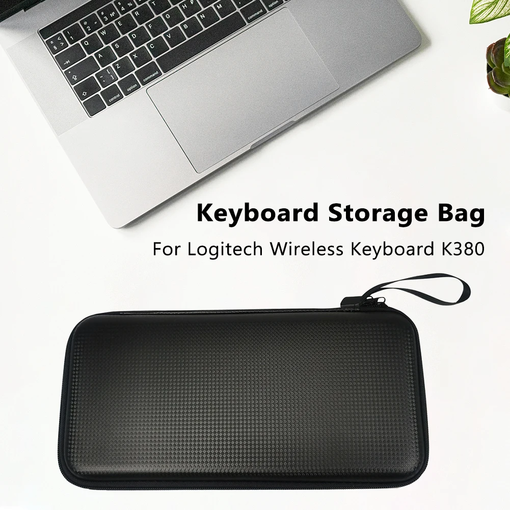 Waterproof Keyboard Storage Bag Shock Proof Hard EVA Keyboard Protection Bag Dust Proof Keyboard Carrying Case for Logitech K380