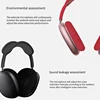 P9Max – casque d'écoute Bluetooth sans fil, fonctionne avec Apple Air MAS