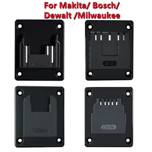 

3pcs Wall Mount Machine Storage Rack Electric Tool Holder Bracket Fixing Devices Fit For Makita Bosch Dewalt Milwaukee Tool Base