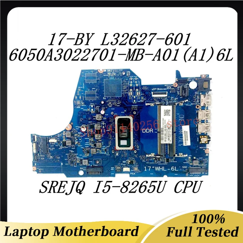 

Материнская плата для ноутбука, Φ для HP 17-BY 6050A3022701-MB-A01(A1) с процессором SREJQ I5-8265U, 100% протестирована хорошо