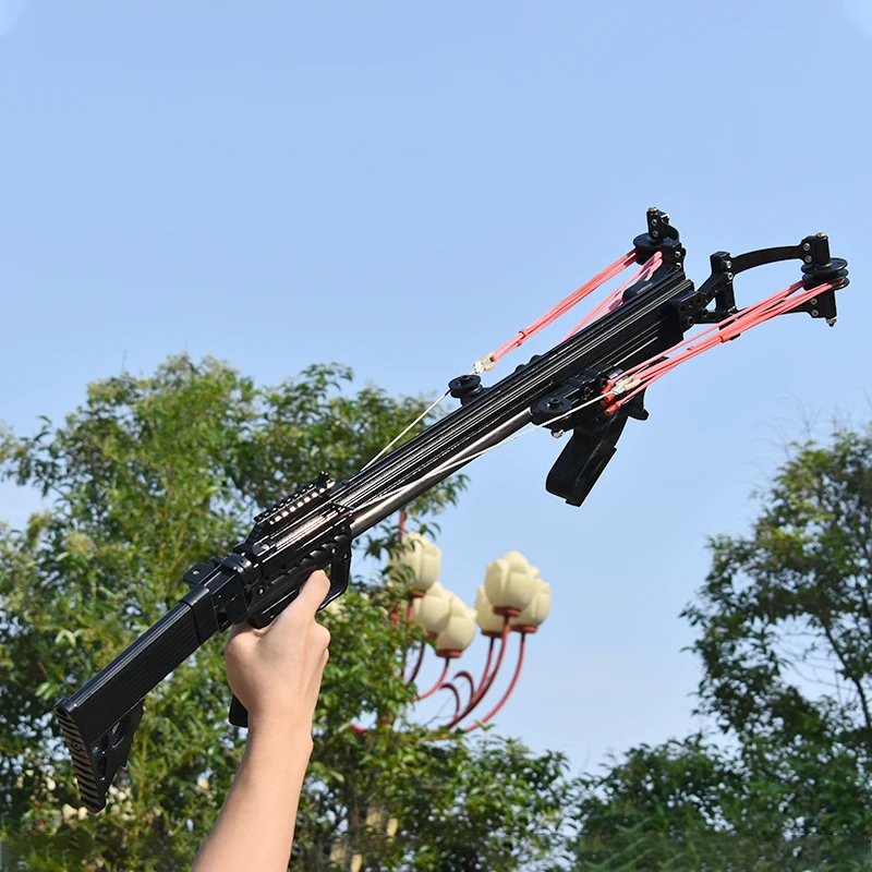 Upgraded Hunting Slingshot Long Range Precision Shooting Slingshot With Powerful Rubber Band Sling Shot Accessories