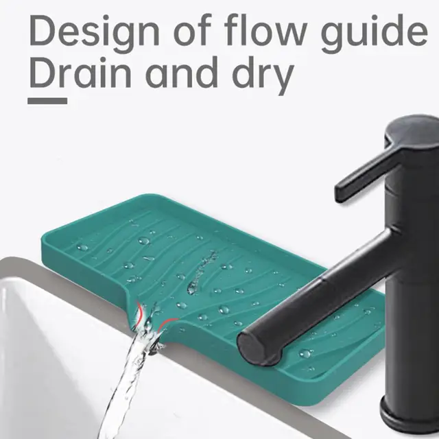 Gyakorlati Csaptelep Szőnyeg Multifunkcionális Gyors Elvezető Elterelés Port Tervezés Japán Stílusú Szappantartót - Image 4