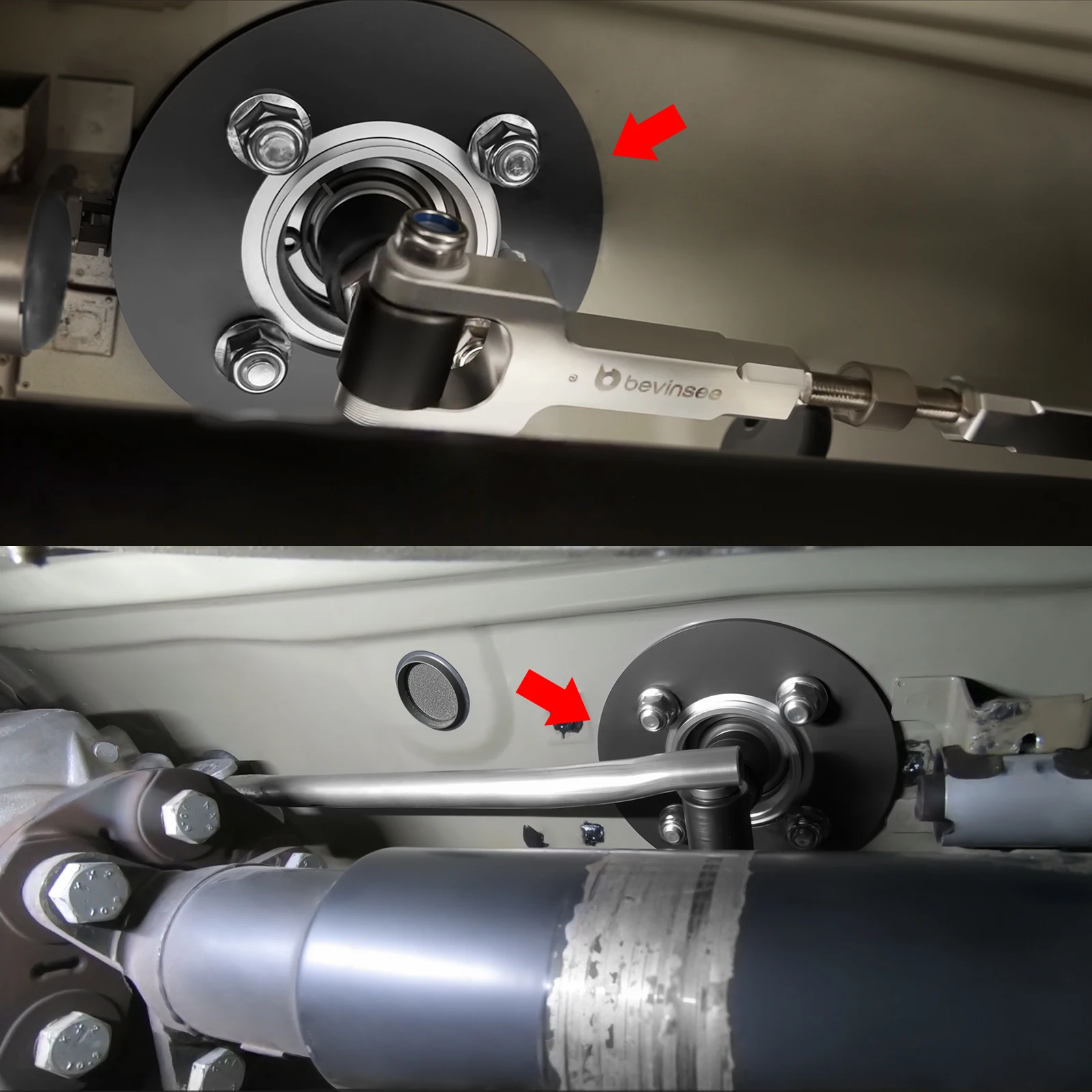 베빈시 알루미늄 드리프트 퀵 숏 시프터 키트 & 기어 셀렉터 로드 조인트 세트 (BMW E36 E46 E60 E39 Z3 용)