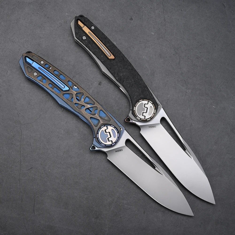 VENOM Harpoon KEVIN JOHN M390 Folding Knife Outdoor Camping Ball