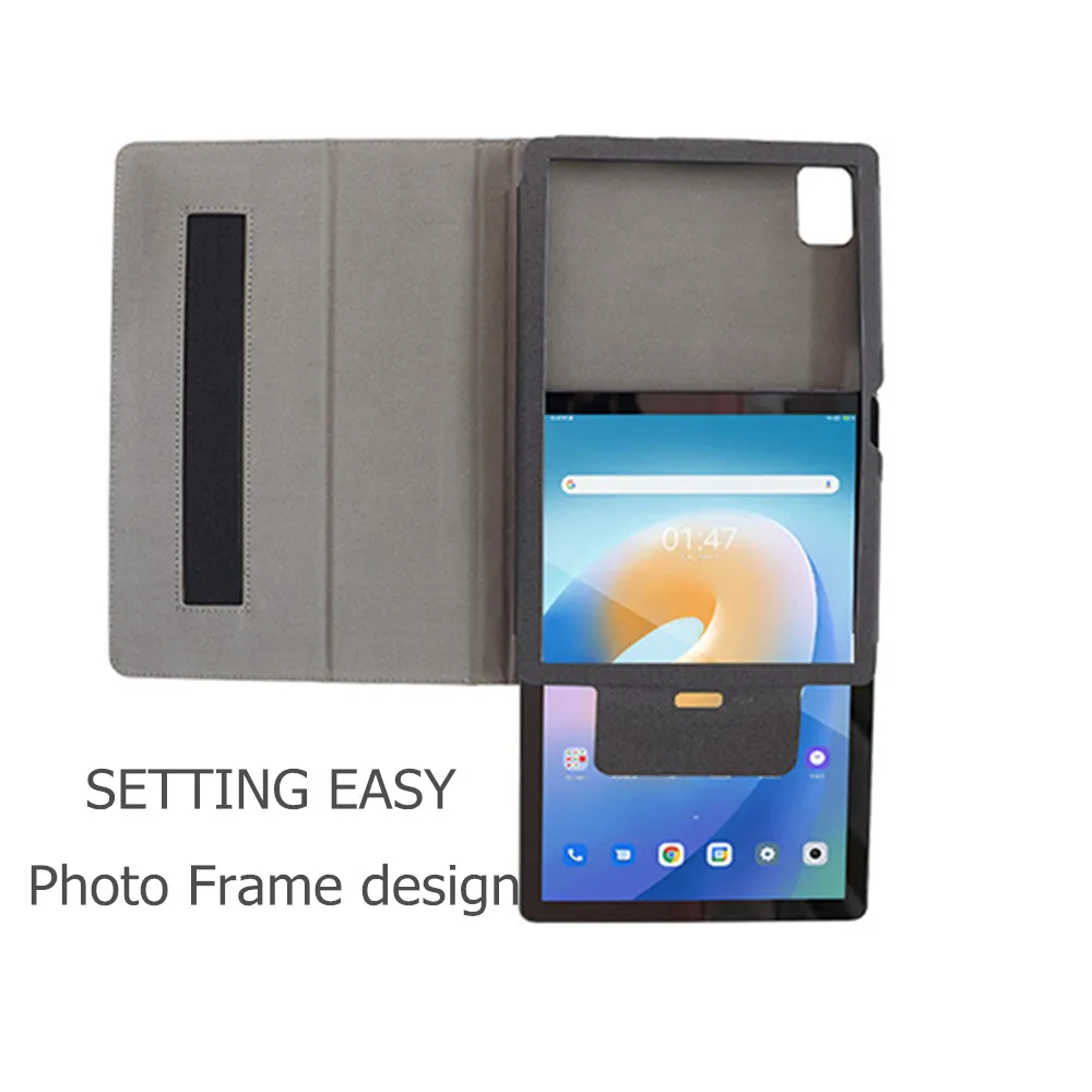 Magnetic Leather Tablet Case with Arm Strap - Premium Protective Cover