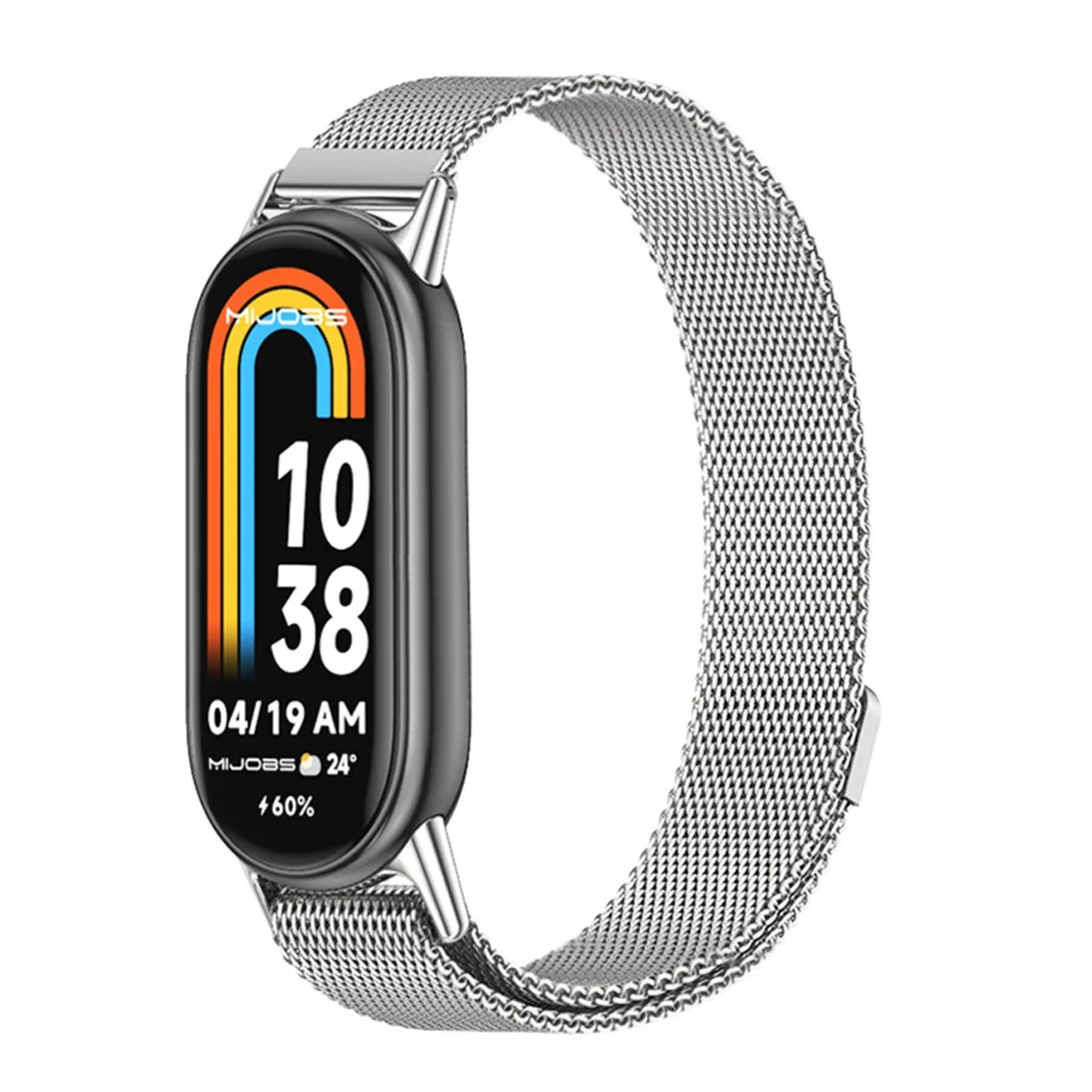 Bracelet Silicone De Remplacement Pour Xiaomi Mi Band 9/8 - Souple, Ajustable, Bouton Acier Inoxydable | Compatible Homme/femme