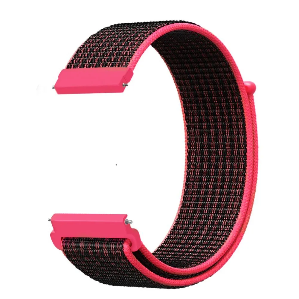 Nylon Loop Smartwatch Band - Universal 20mm/22mm Bracelet Strap
