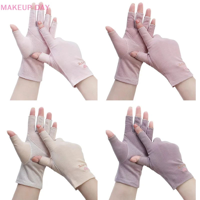 

1 Pair Anti UV Nail Gloves UV Gel Shield Glove Fingerless Manicure Nail Art Tools LED Lamp Nails Dryer Radiation Hand Gloves