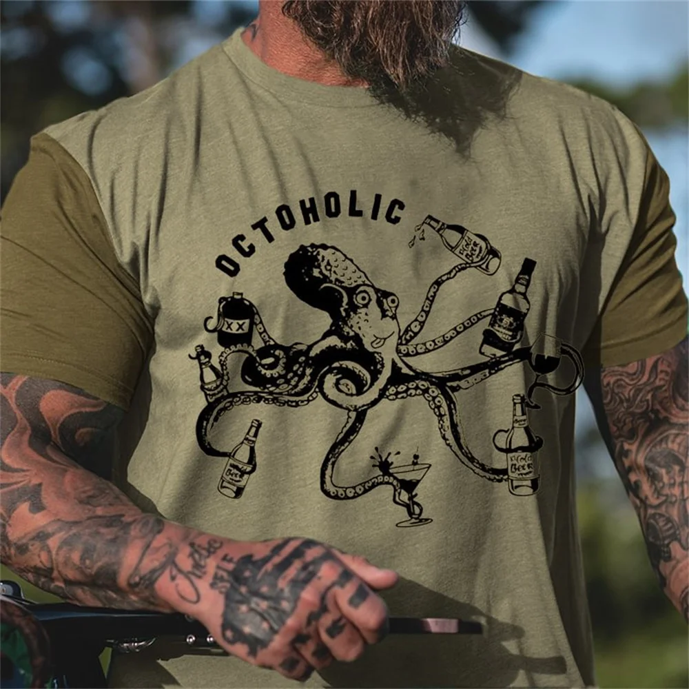 

Men's T-Shirt Summer Tshirt Casual Short Sleeved Top O Neck T Shirt Loose Micro Elasticity Retro Fashion Breathable Men Clothing