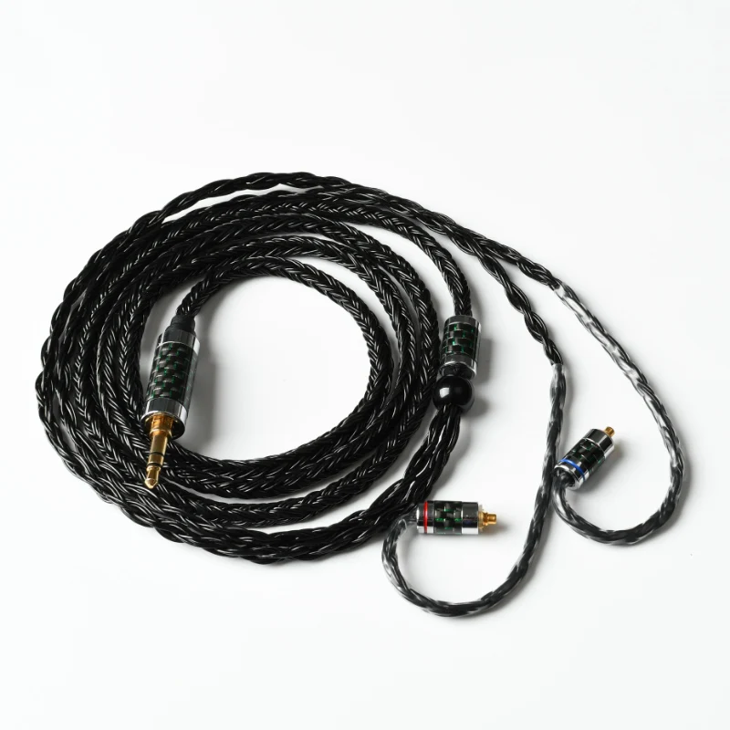 Premium Headphone Cable Upgrade ZAX/ZSN/EDX/VX 2pin Lplug, MMCX/0.78mm CCA C12, 3.5/4.4/2.5mm