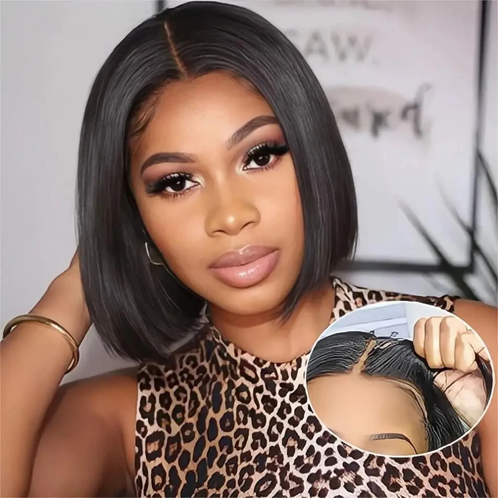 

Short Bob Wig 13x4 13x6 Lace Front Wig Glueless Wig Human Hair Ready To Wear 4x4 Straight Lace Closure Human Hair Wigs For Women