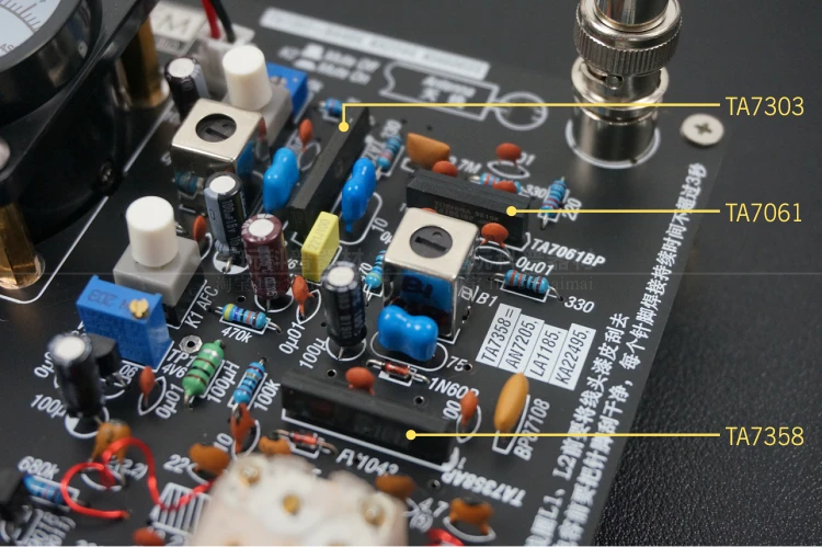 Stereo, 88-108MHz, Peças discretas, Alta Sensibilidade, TA7358
