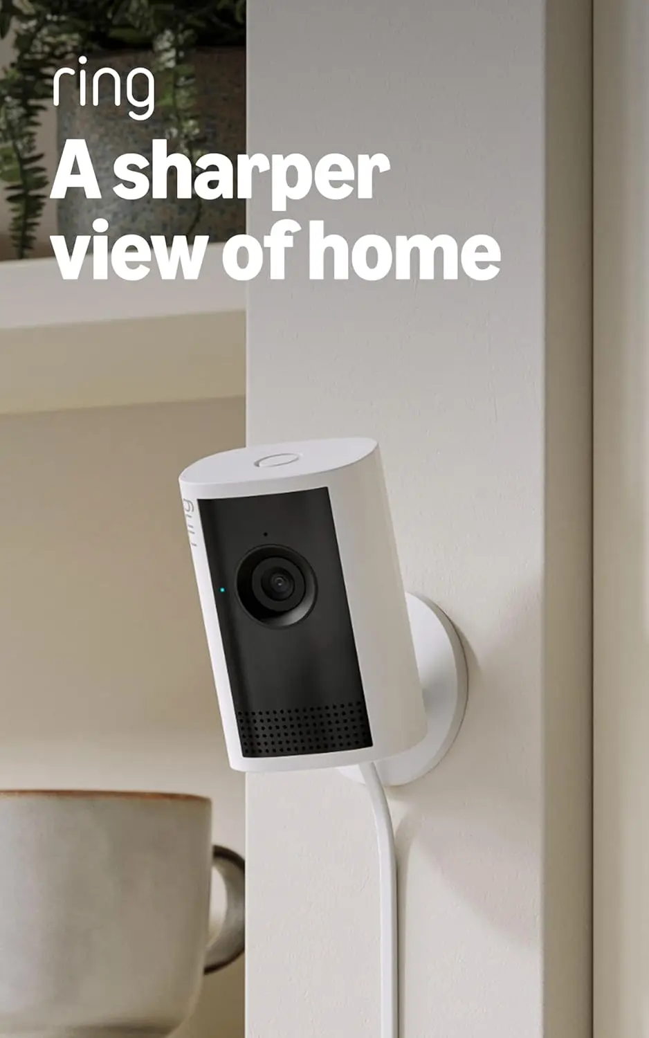Indoor security camera front view