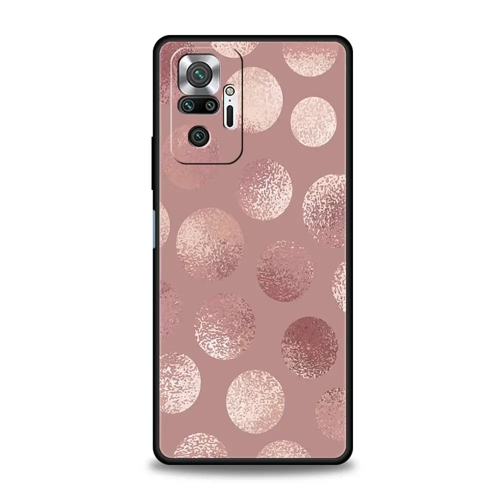 Rose Gold Art Soft TPU Phone Case