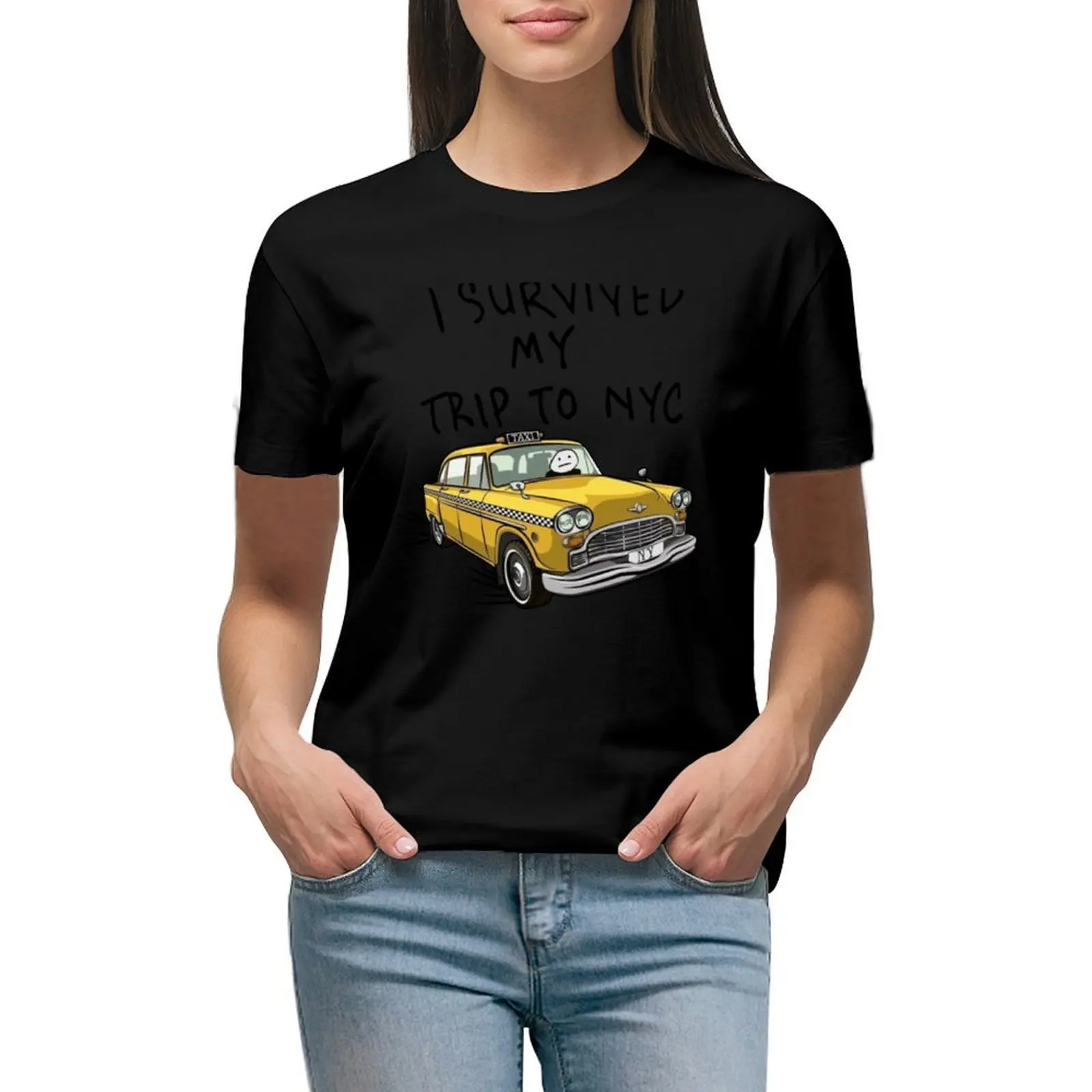 

I Survived My Trip to NYC T-Shirt vintage clothes heavyweights clothes for Women