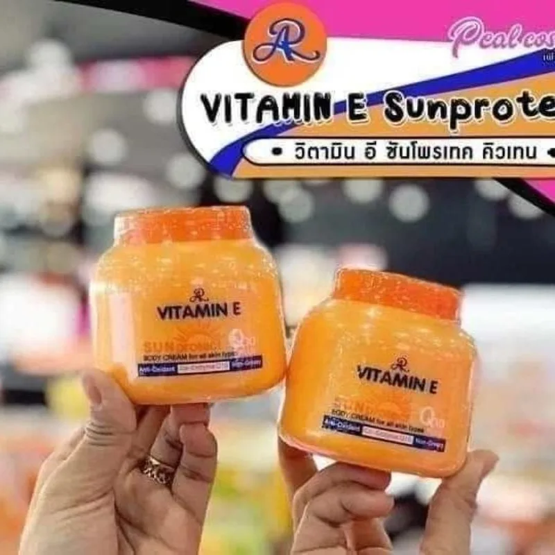 Thai Body Nourishing Cream Foot Care Vitamin E Body Lotion Deep Hydrating Cream That Can Be Used on The Face and Body 200ml 4