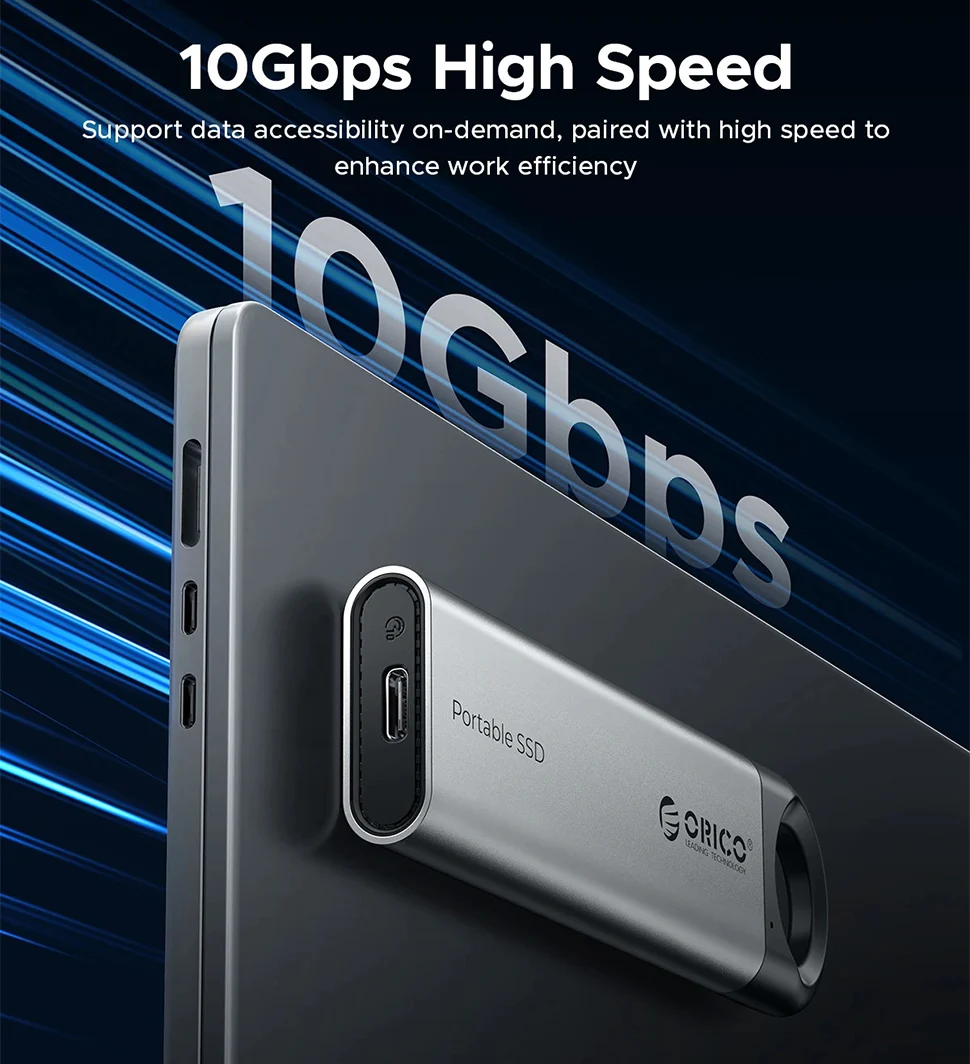 ORICO ポータブル外付け SSD ソリッド ステート ドライブ 2TB 1TB