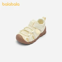 Balabala Baby Walking Shoes Boys Girls Children Sandals Shoes for Infants 2024 Summer New Anti-Slip Breathable Mesh 1