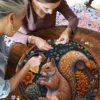 Animals Wooden Puzzles Koala Wood Toy Irregular Shape 3D Jigsaw DIY Crafts Family Interactive Games For Adults Kids Gifts 4