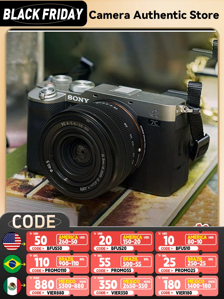 Sony Alpha 7C A7C Full-Frame Digita Mirrorless Digital Camera Body Or With  28-60 MM Lens Compact Professional Photography - AliExpress