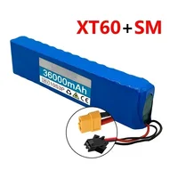 18650 batterie prise personnalisable batterie au Lithium Rechargeable 10S3P 36V36Ah 18650 600W Scooters et véhicules avec vélo BMS 6