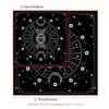 Bohemian Moon Phase Tarot Tablecloth Altar Cloth Divination Decoration Black Starry Sky Moon Witchcraft Tarot Card Table Cloth 4