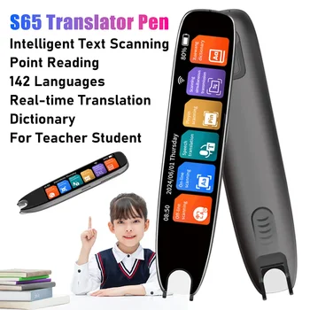 S65 142 Languages Translator Smart Voice 9 Offline Translation Pen Digital International Scanning Dictionary For Teacher Student 1