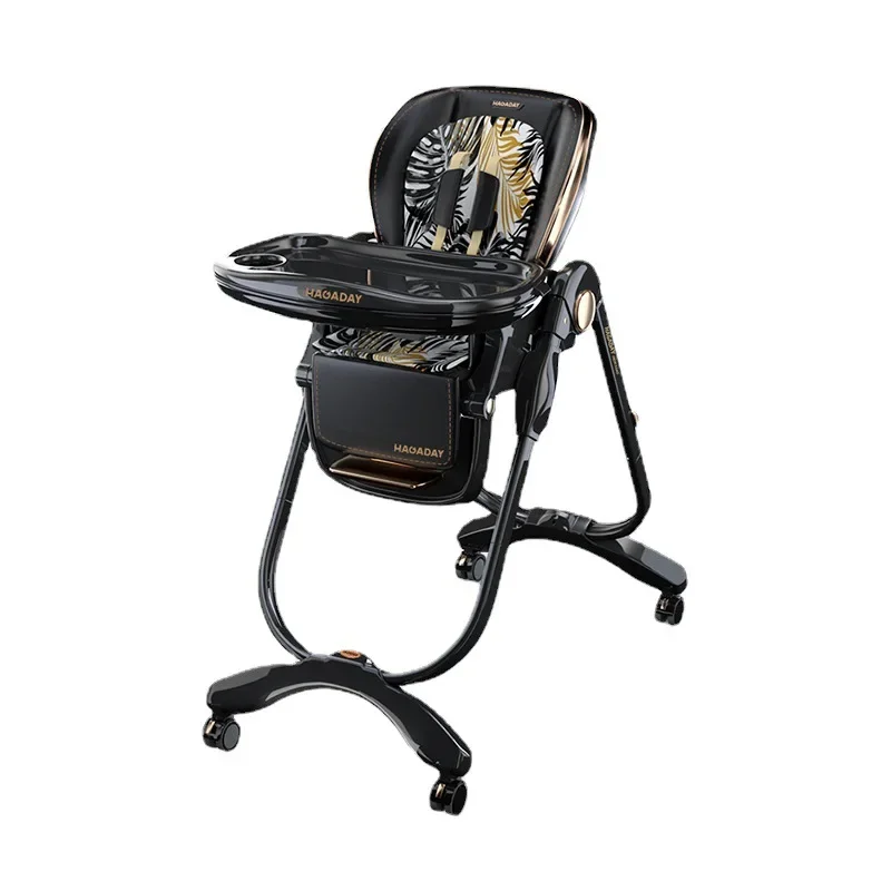 Hagaday Children's Dining Chair Multifunctional Baby Dining Table Chair Folding Baby