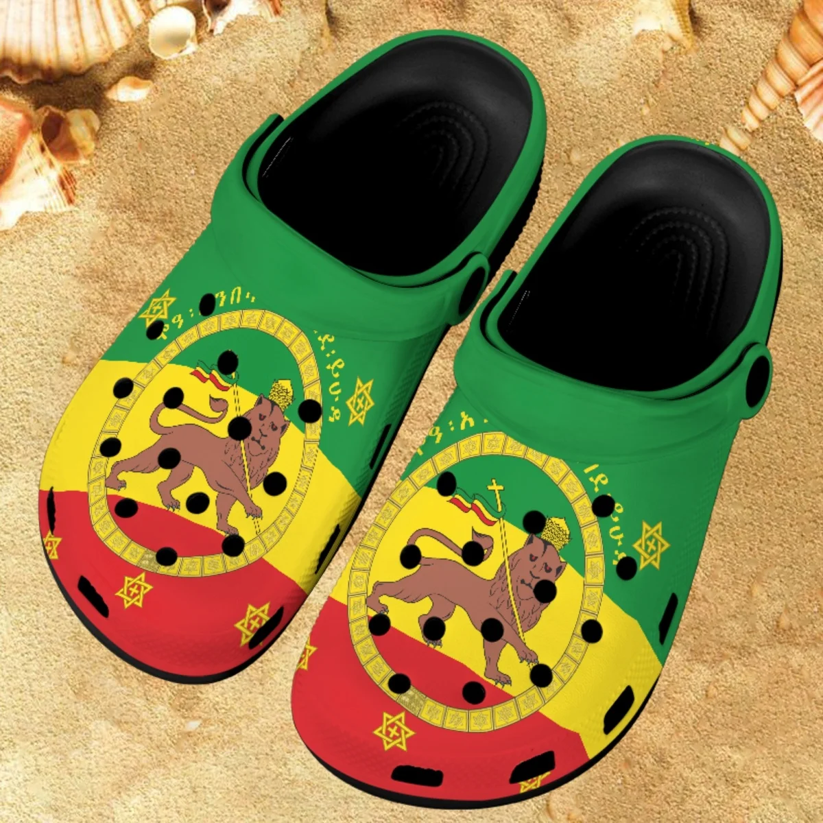 

Сандалии женские дышащие, модные летние шлепанцы для улицы, сланцы для пляжа, Эфиопия, дизайнерский бренд, повседневные Нескользящие