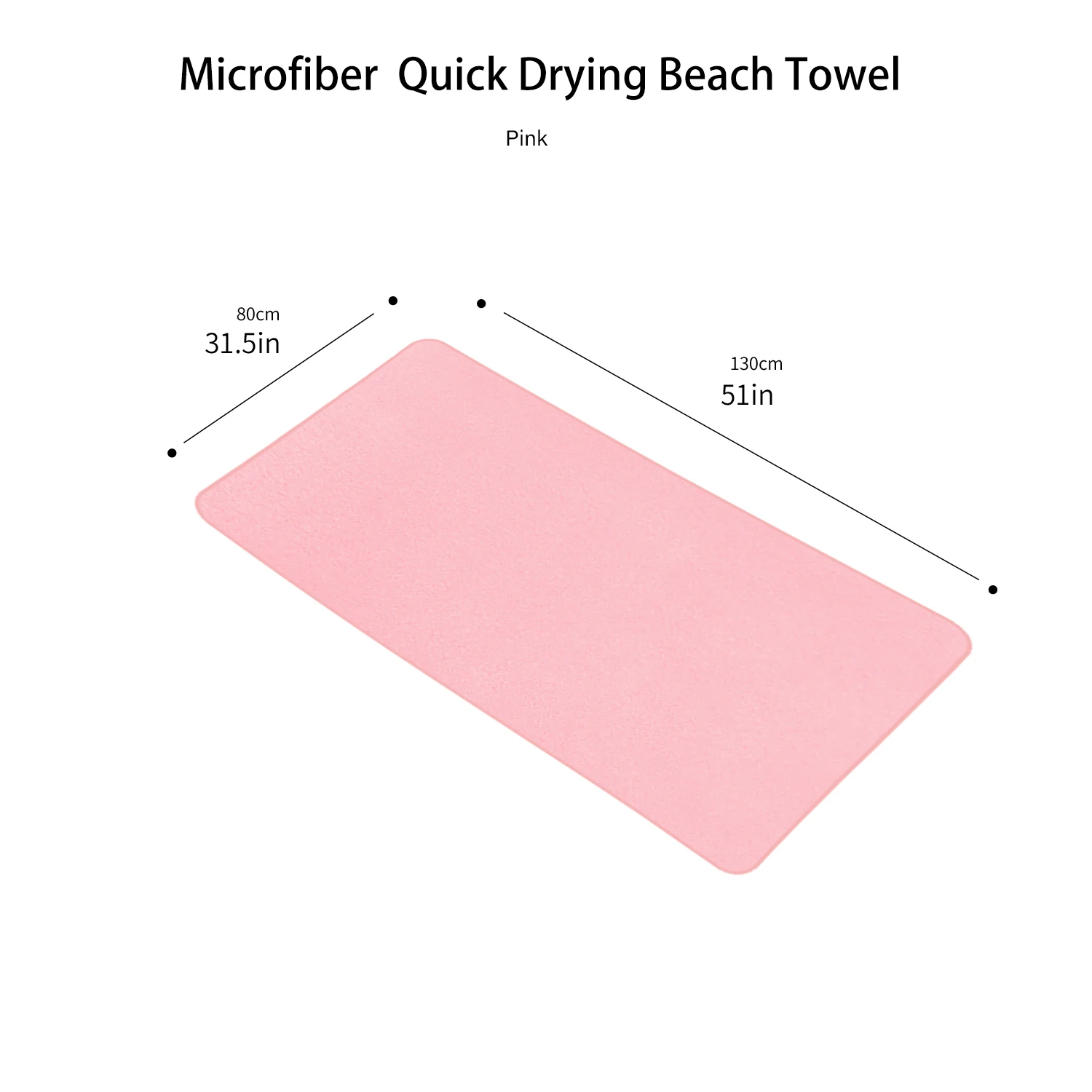 Serviette de sport extérieure à séchage rapide pour la plage_voghion.com