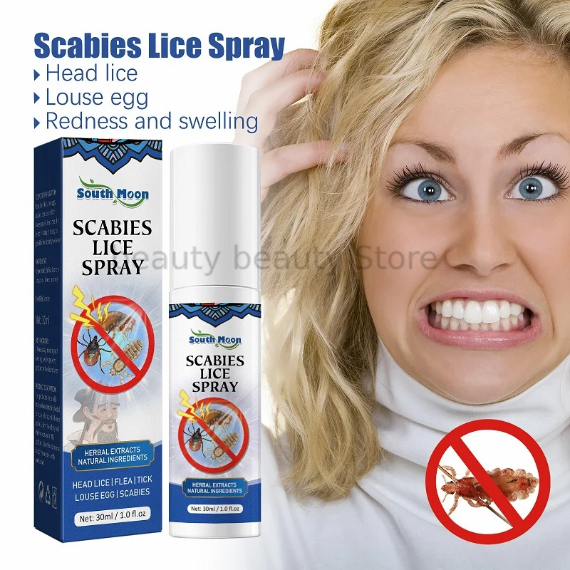 Hair Care Head Scabies Lice Removal Spray Antiitch Antipruritus