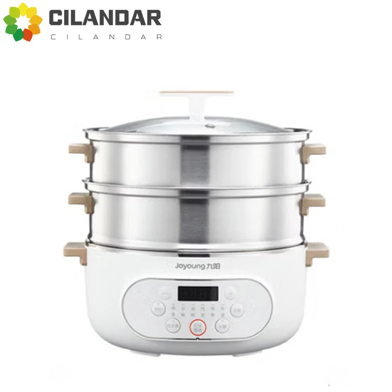 

Jiuyang Genuine Electric Steamer Triple Layer High Capacity Household Multi functional Multi layer Electric Breakfast Machine